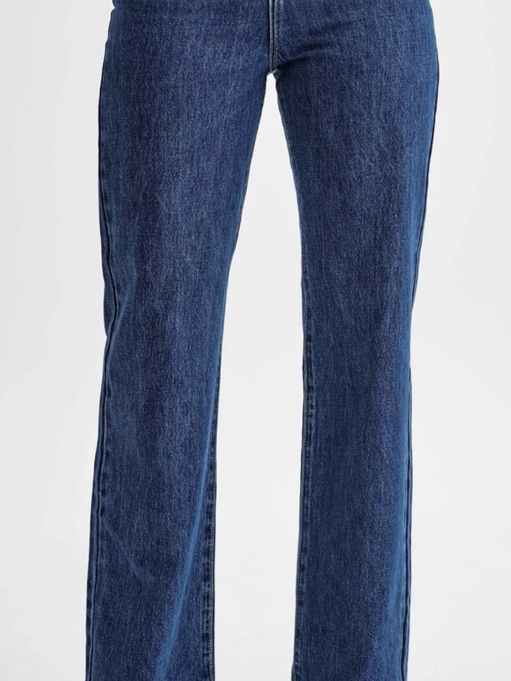 Meshki Woman’s Janine Denim Jeans Size 9 High Waisted Straight Legs